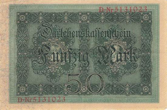 50 Mark 1914 ro.50b D